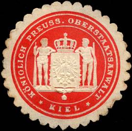Königlich Preussischer Oberstaatsanwalt - Kiel