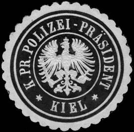 Königlich Preussischer Polizei - Präsident - Kiel