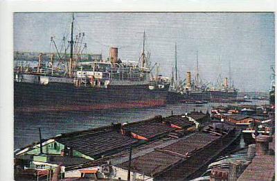 Frachtschiffe-Binnenschiffe Hamburg Hafen vor 1945