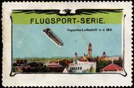 Zeppelin - Luftschiff über der IBA