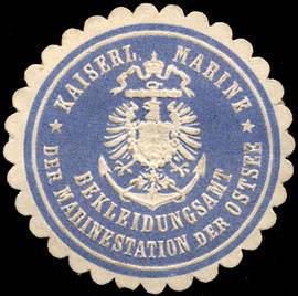 Kaiserliche Marine - Bekleidungsamt der Marinestation der Ostsee