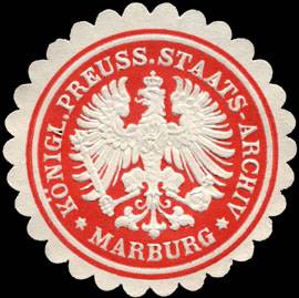 Königlich Preussische Staats - Archiv - Marburg