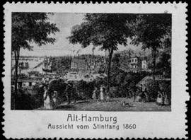 Aussicht vom Stintfang 1860