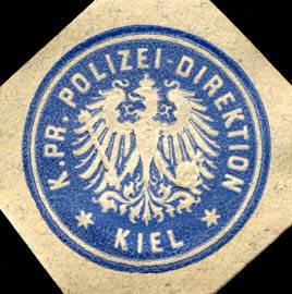 Königlich Preussische Polizei - Direktion - Kiel