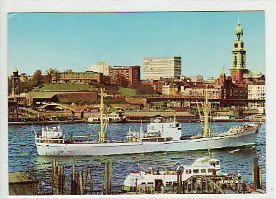 Frachtschiffe-Binnenschiffe Hamburg Hafen ca 1970
