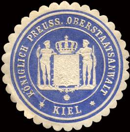Königlich Preussischer Oberstaatsanwalt - Kiel