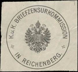 K.u.K. Briefzensurkommission in Reichenberg
