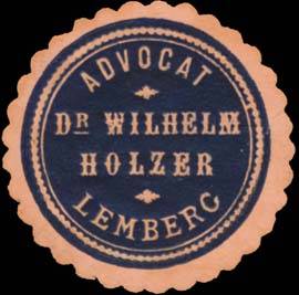 Advokat Dr. Wilhelm Holzer