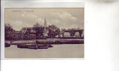 Kirchweyhe Kirche und See ca 1910