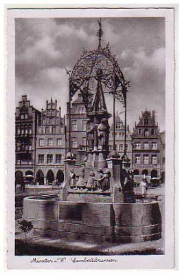 Münster in Westfalen Brunnen 1941