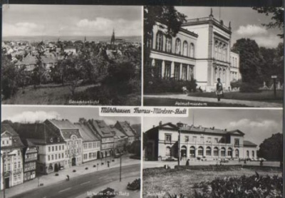 Mühlhausen Thüringen mehrfach ansicht 1976