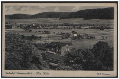 Grimmenthal Bahnhof 1941