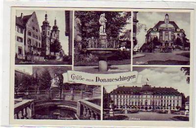 Foto Karte Stempel Neudingen-Donaueschingen 1916