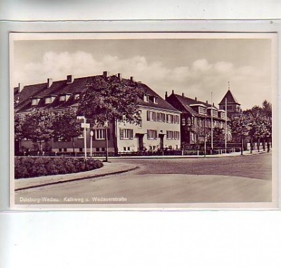 Duisburg Wedau Kalkweg und Wedauerstraße ca 1935