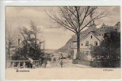 Graudenz Westpreussen Fährplatz 1906