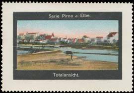 Totalansicht von Pirna
