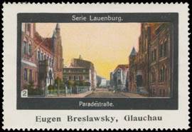 Paradestraße in Lauenburg
