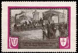 Eröffnung der ersten deutschen Eisenbahn