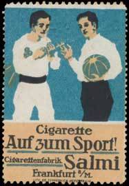 Zigarette auf zum Sport!