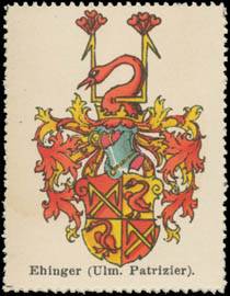 Ehinger (Ulm, Patrizier) Wappen