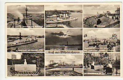 Wilhelmshaven kleine Bilder AK vor 1945