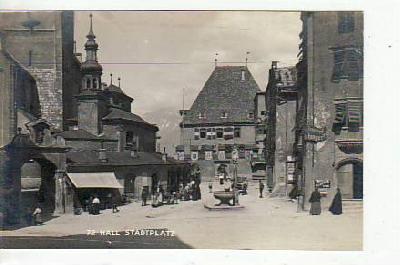 Hall in Tirol Österreich Stadtplatz ca 1930