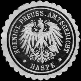Koeniglich Preussische Amtsgericht - Haspe