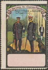 Kaiser Wilhelm II. und Bismarck in Friedrichsruh
