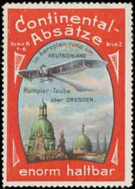 Rumpler-Taube über Dresden