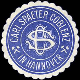Carl Spaeter Coblenz - in Hannover