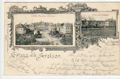 Arolsen Schloss und Krankenhaus 1899