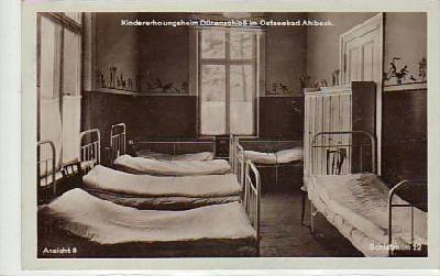 Ostseebad Ahlbeck Kindererholungsheim Dünenschloß 1935