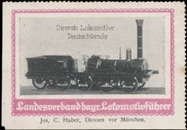 Die erste Lokomotive Deutschlands