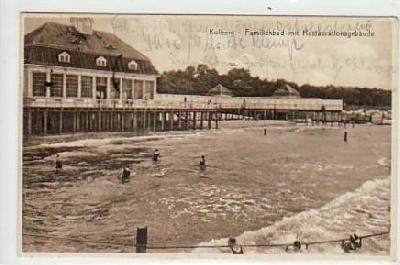 Kolberg Pommern Familienbad 1930