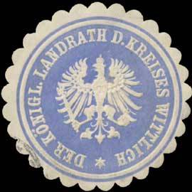 Der K. Landrath des Kreises Wittlich