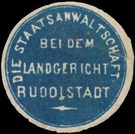 Die Staatsanwaltschaft bei dem Landgericht Rudolstadt