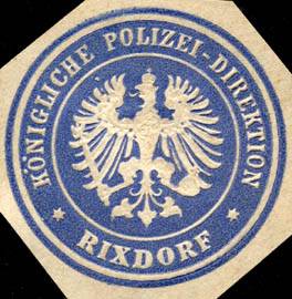 Königliche Polizei - Direktion - Rixdorf