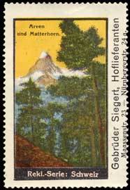 Arven und Matterhorn