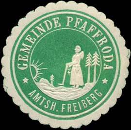 Gemeinde Pfaffroda Amtsh. Freiberg