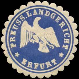 Preuss. Landgericht Erfurt