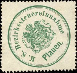 Königlich Sächsische Bezirkssteuereinnahme Plauen