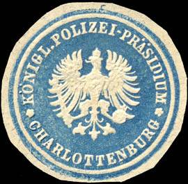 Königliches Polizei - Präsidium Charlottenburg