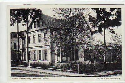 Ostseebad Misdroy Pommern Haus Hausenberg ca 1930