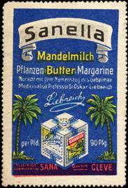 Sanella Mandelmilch Pflanzen - Butter - Margarine