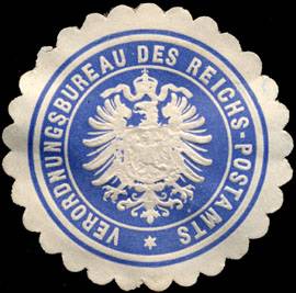 Verordnungsbureau des Reichs - Postamts