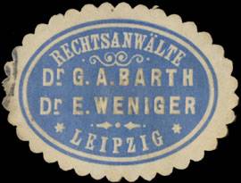 Rechtsanwälte Dr. G. A. Barth & Dr. E. Weniger