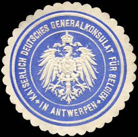 Kaiserlich Deutsches Generalkonsulat für Belgien in Antwerpen