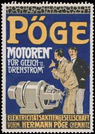 Pöge Motoren für Drehstrom