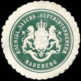 Koeniglich Saechsische Superintendentur Radeberg