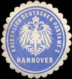 Kaiserlich Deutsches Postamt 1 Hannover